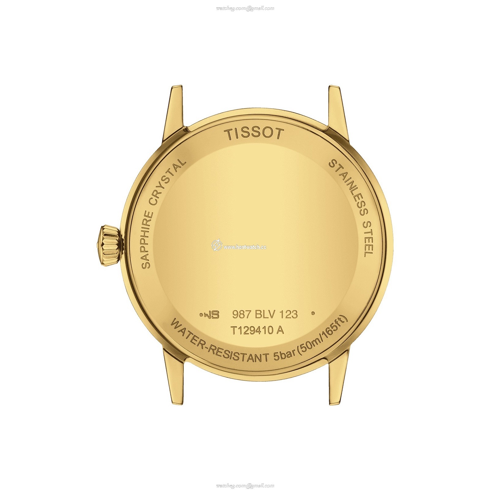 Tissot T-Classic T1294103626100 Stainless Steel & PVD Yellow Gold Quartz Ivory