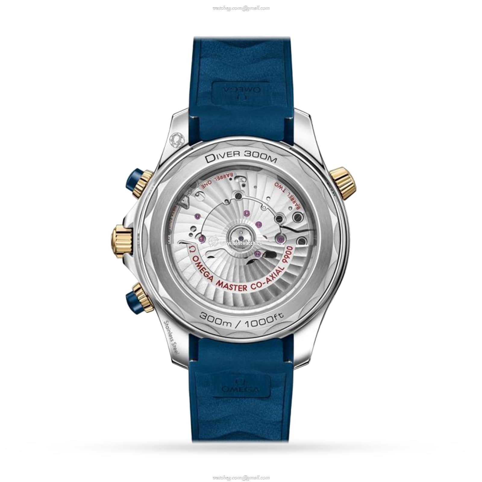 Omega Seamaster O21022445103001 Stainless Steel & 18ct Yellow Gold Automatic Blue