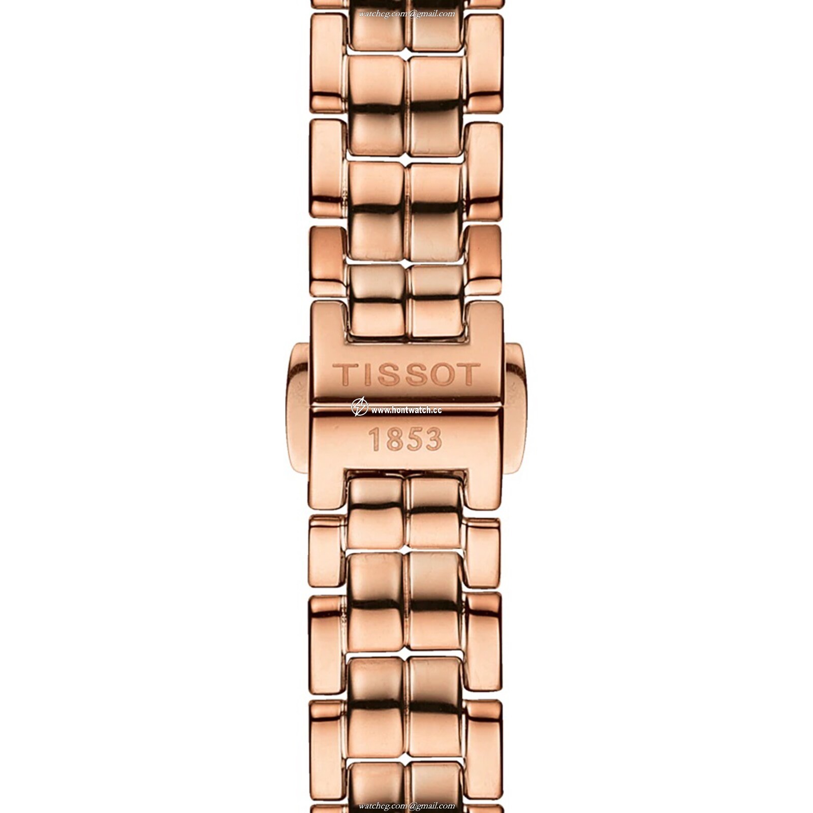 Tissot T-Trend T0942103311602 Stainless Steel & PVD Rose Gold Quartz Mother of Pearl