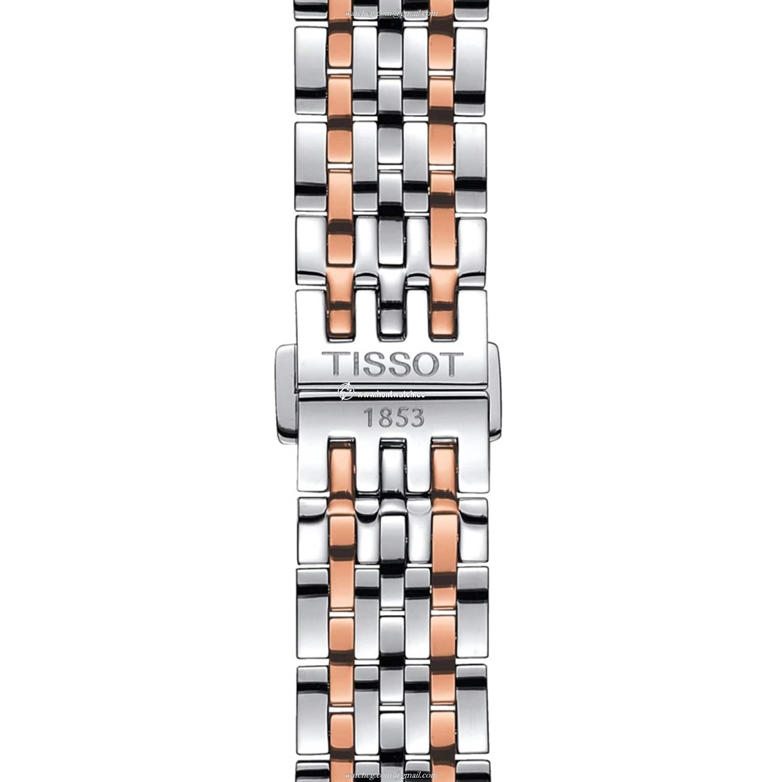 Tissot T-Classic T0064072203601 Stainless Steel & PVD Rose Gold Automatic Silver