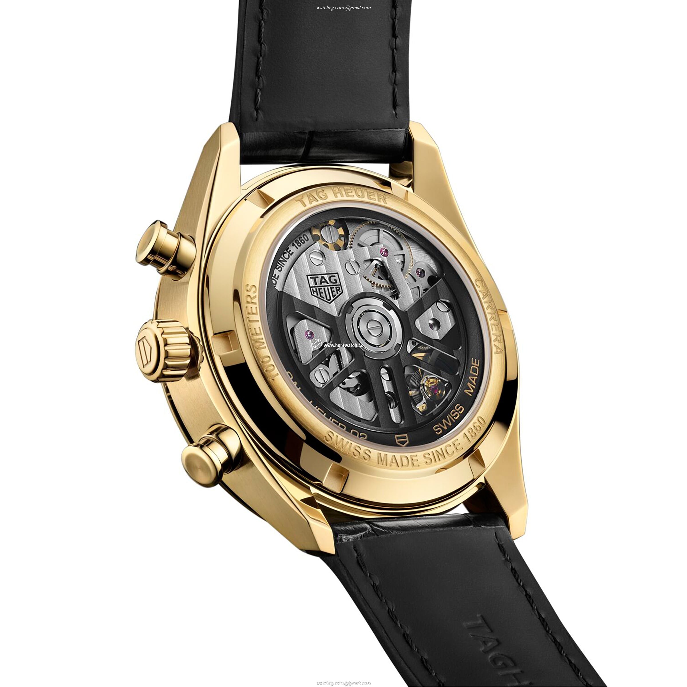 TAG Heuer Carrera CBN2044.FC8313 Stainless Steel & PVD Yellow Gold Automatic Black