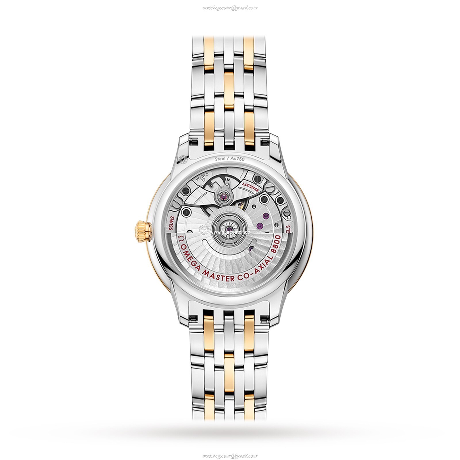 Omega De Ville Prestige O43420342010001 Stainless Steel & 18ct Yellow Gold Automatic Green