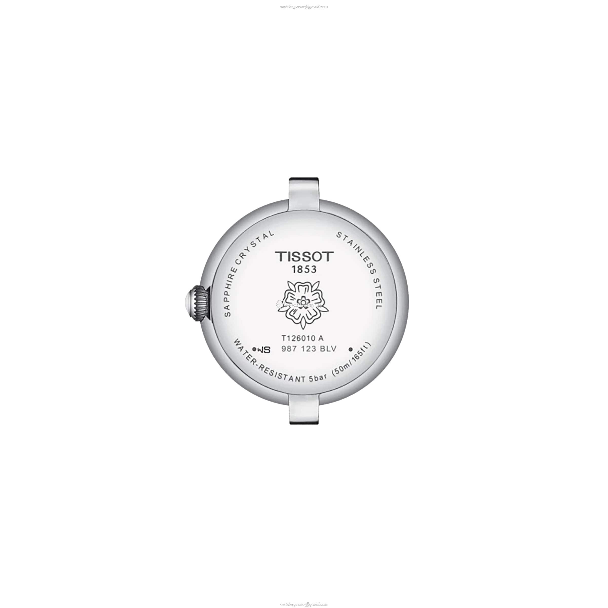 Tissot T-My Lady T1260101601300 Stainless Steel & PVD Yellow Gold Quartz Silver