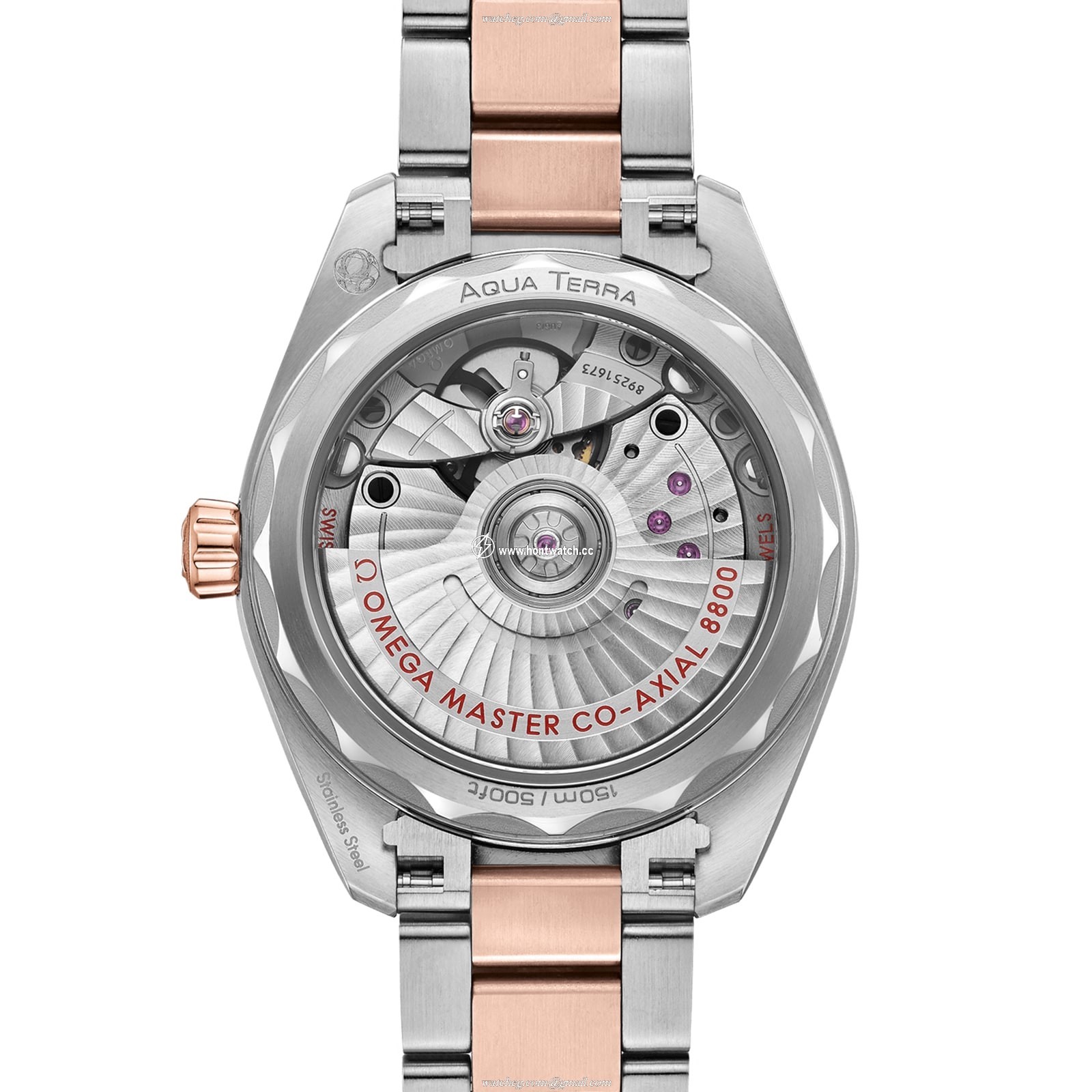 Omega Seamaster Aqua Terra O22020342006001 Stainless Steel & 18ct Rose Gold Automatic Grey