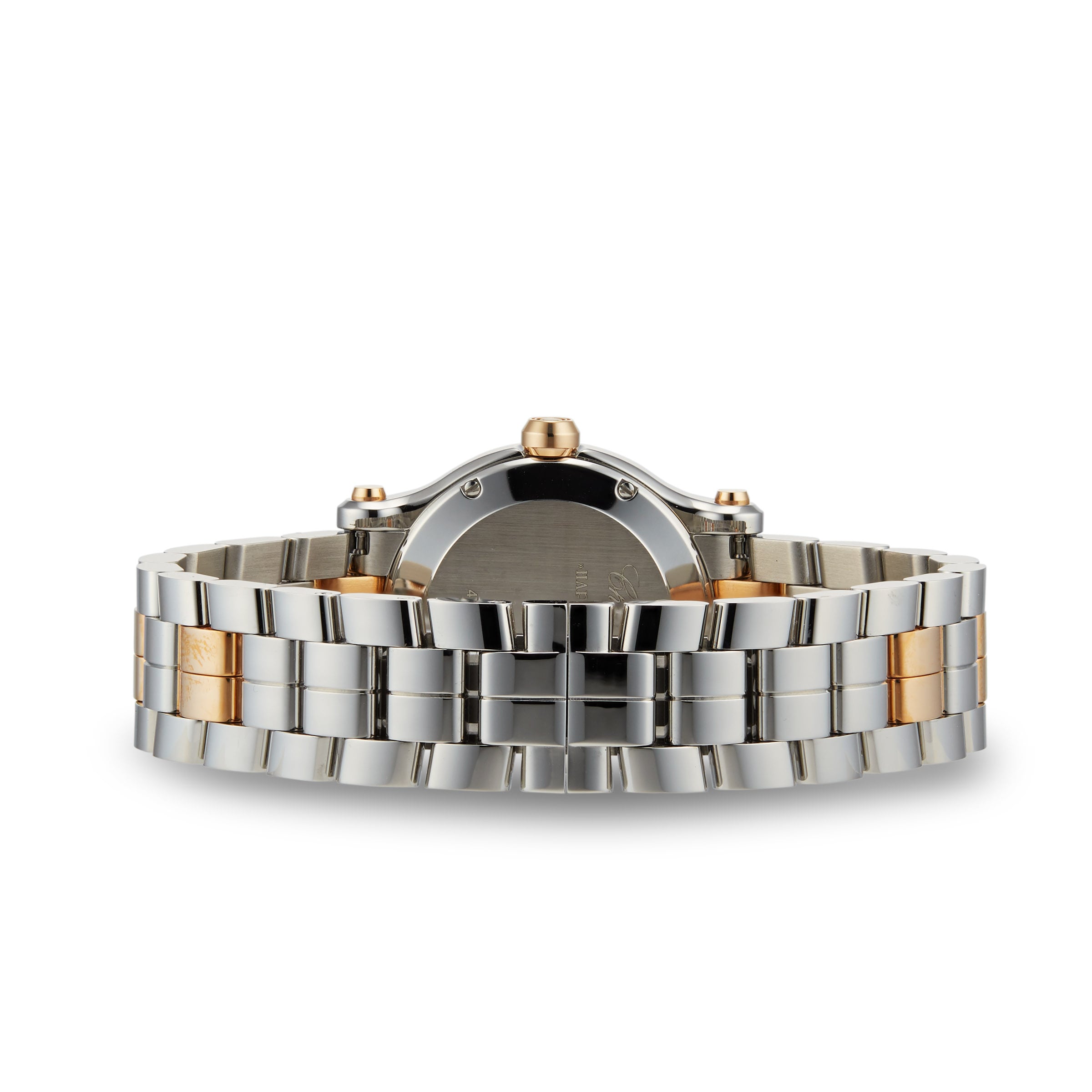 Chopard Happy Sport 278590-6002 Stainless Steel & 18ct Rose Gold Quartz White