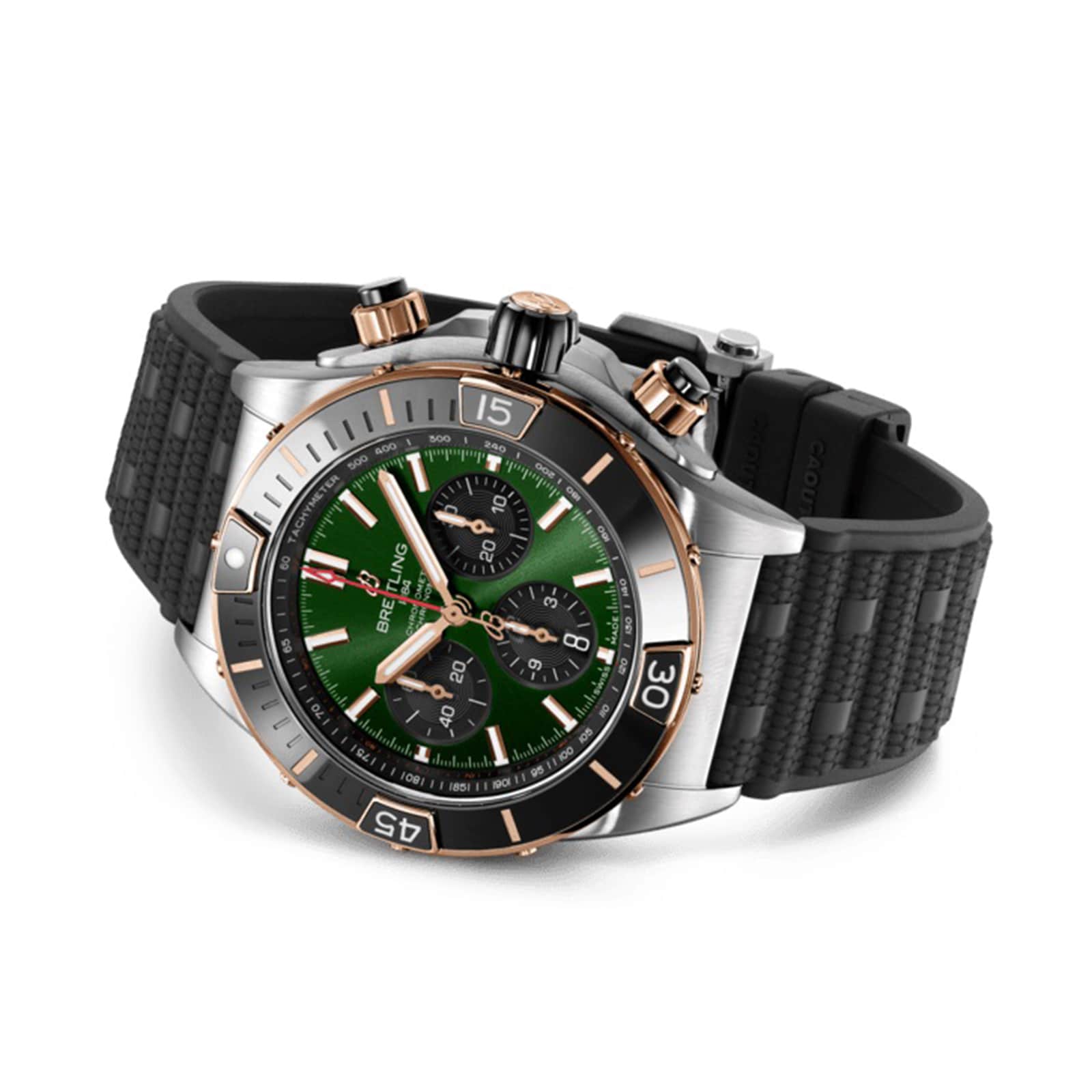 Breitling Chronomat UB0136251L1S1 Stainless Steel & 18ct Rose Gold Automatic Green