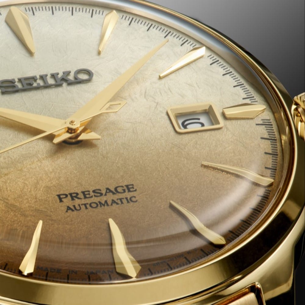 Seiko Seiko Presage SRPK46J1 Stainless Steel & PVD Yellow Gold Automatic Gold