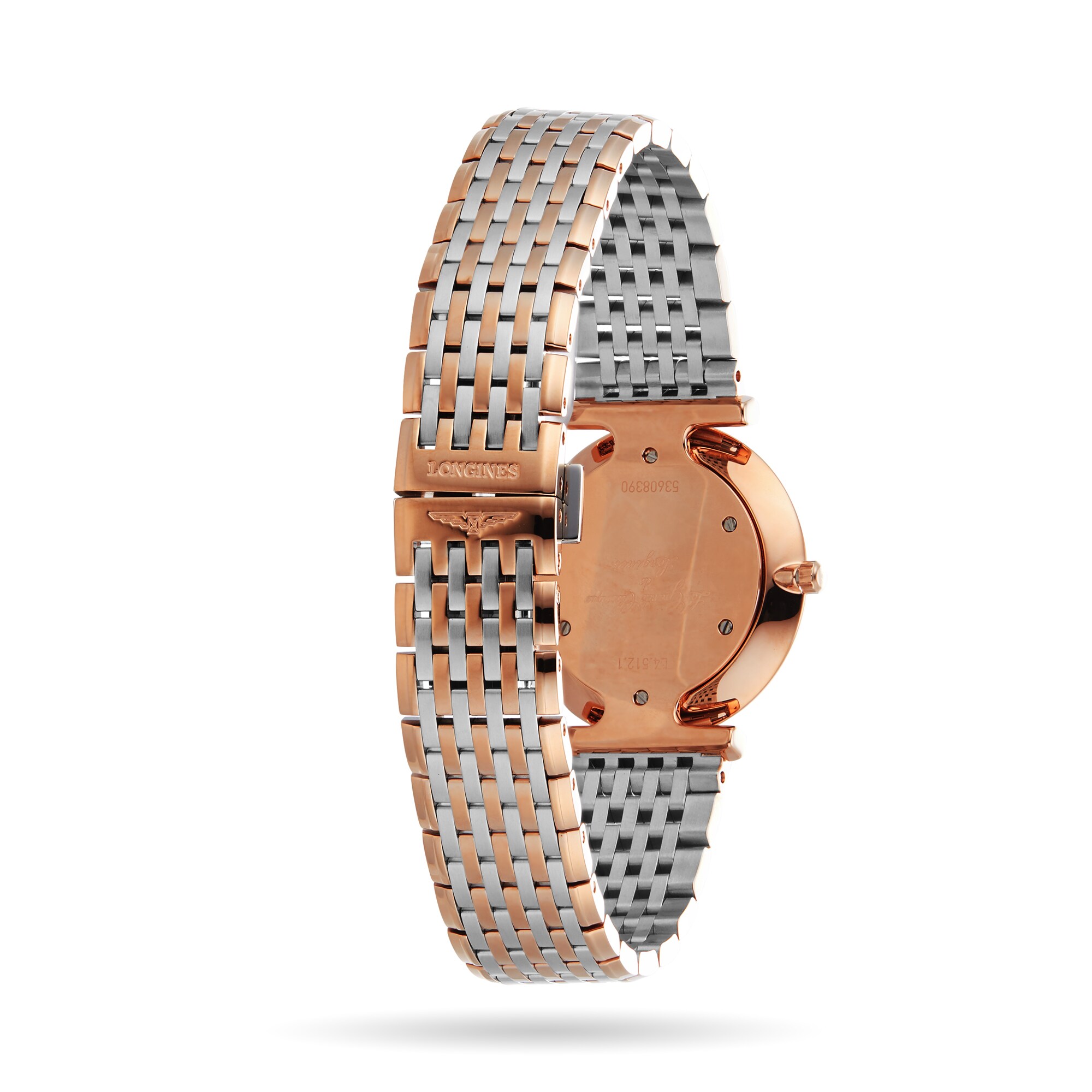Longines La Grande Classique L45121917 Stainless Steel & PVD Rose Gold Quartz White