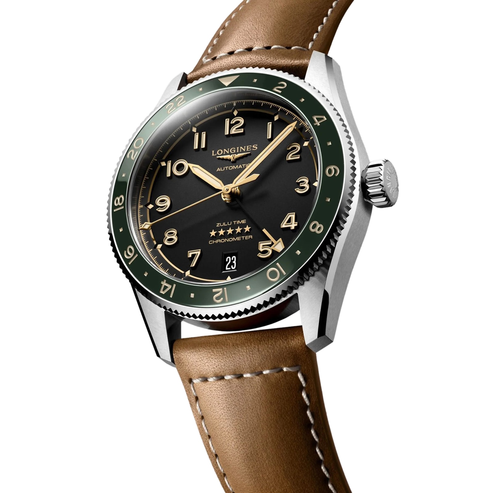 Longines Heritage Avigation L38024632 Stainless Steel and Ceramic Automatic Grey