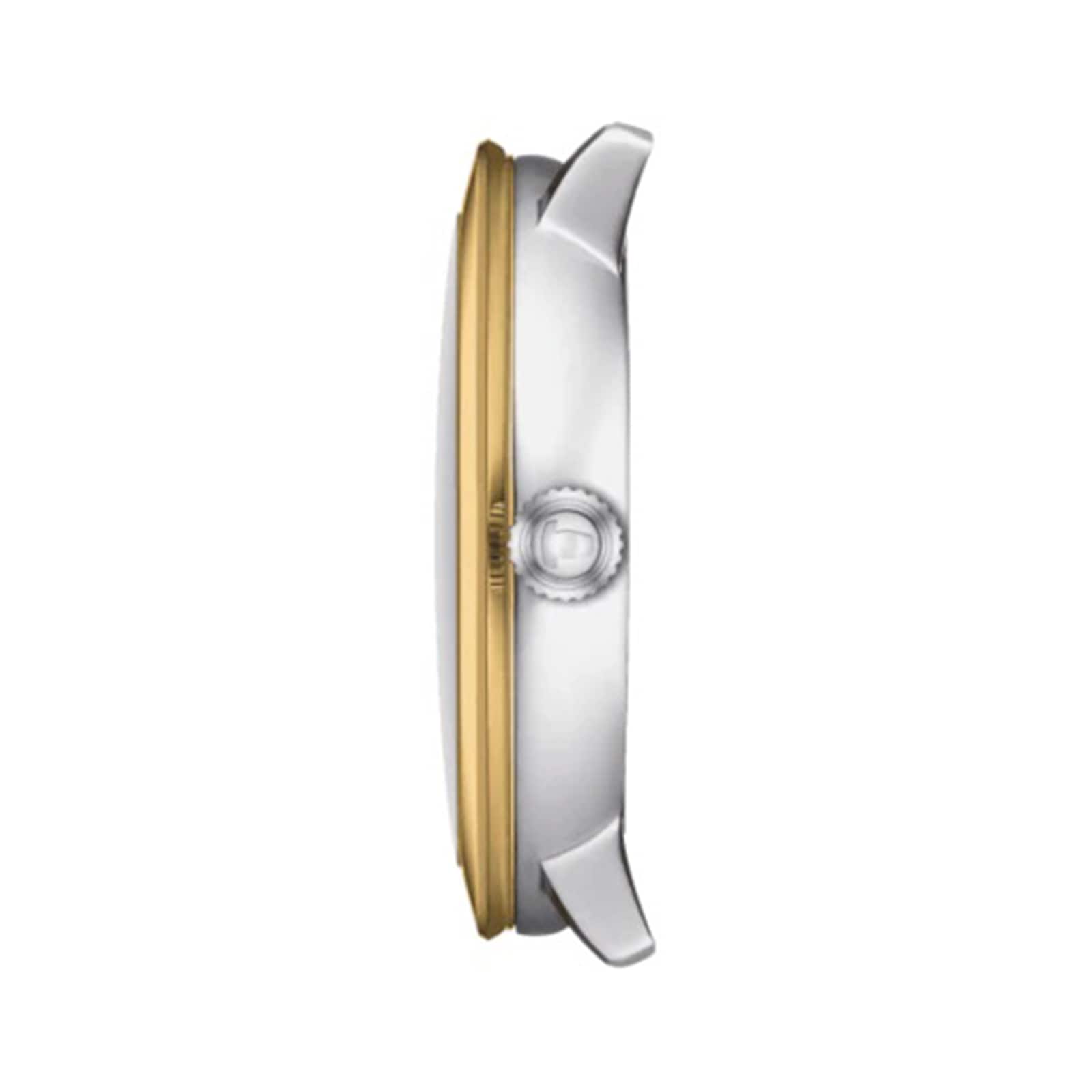 Tissot T-Gold T9292104111601 Stainless Steel & 18ct Yellow Gold Quartz Mother of Pearl