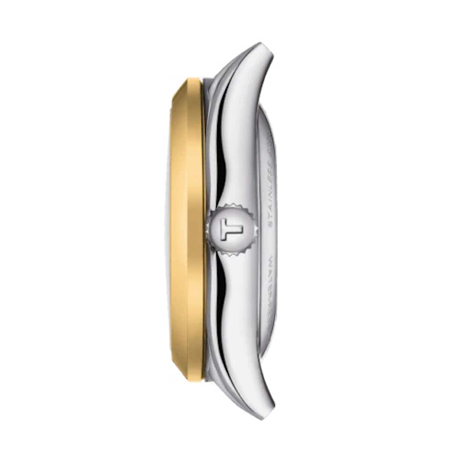 Tissot T-Gold T9300074111600 Stainless Steel & 18ct Yellow Gold Automatic Mother of Pearl