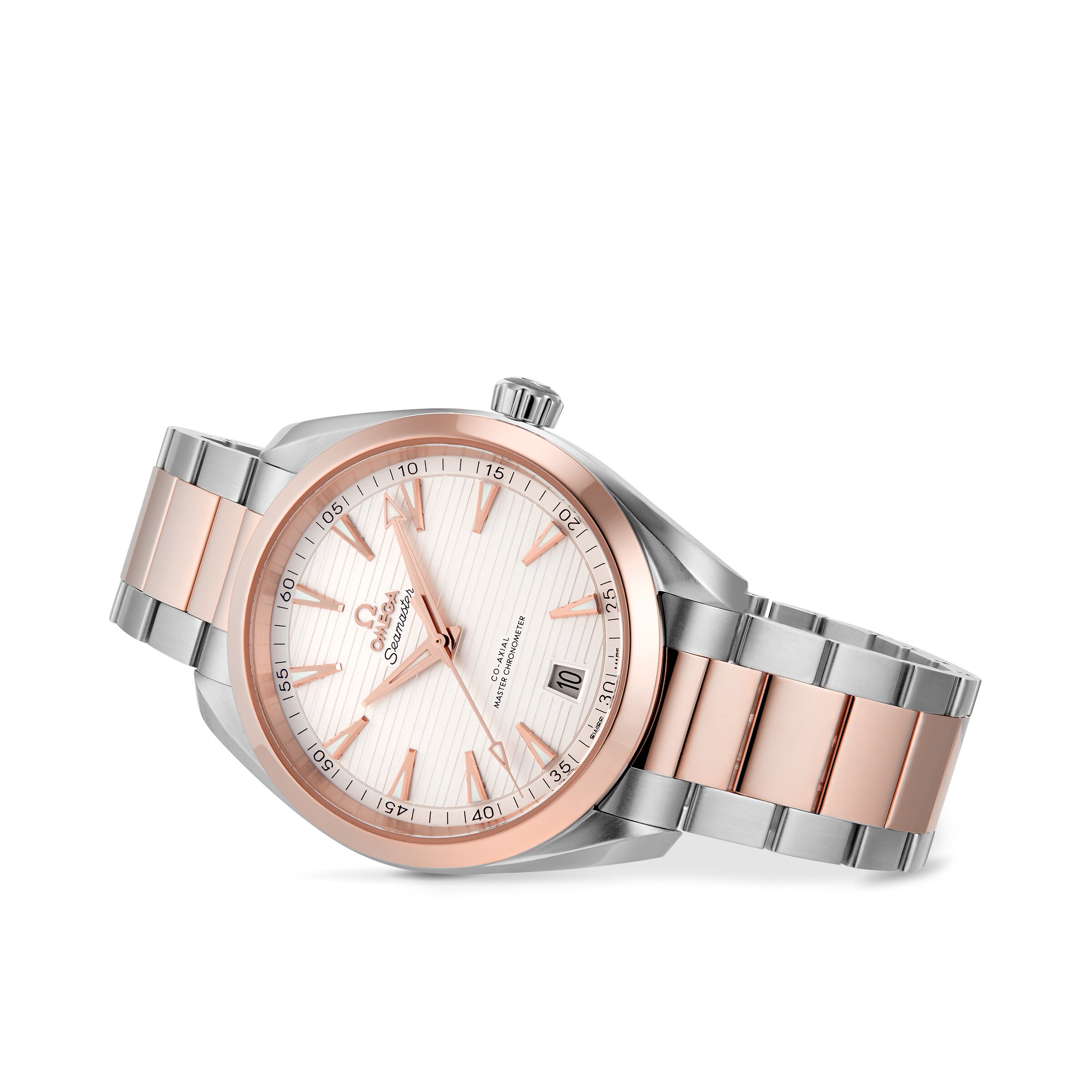 Omega Seamaster Aqua Terra O22020412102001 Stainless Steel & 18ct Rose Gold Automatic Silver