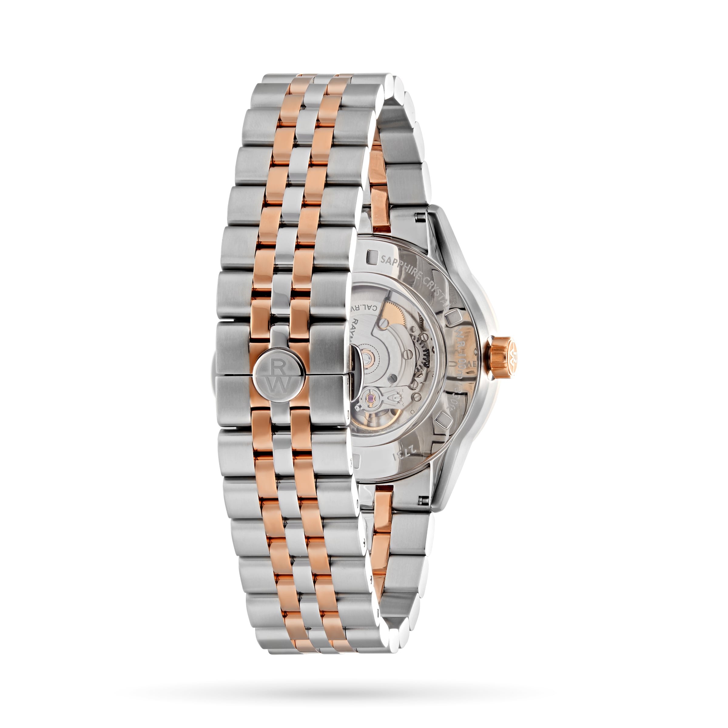Raymond Weil Freelancer 2731-SP5-20001 Stainless Steel & PVD Rose Gold Automatic Black