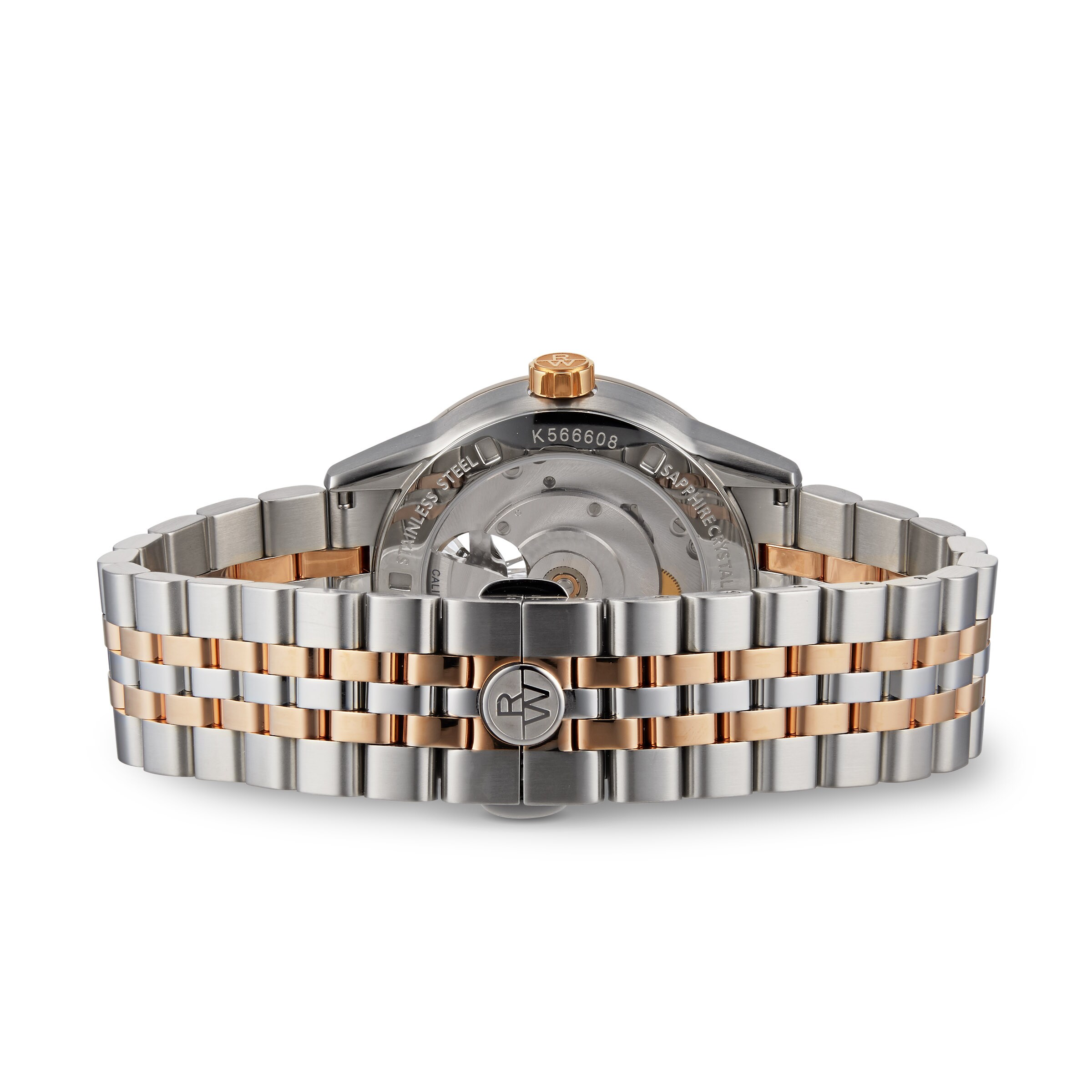 Raymond Weil Freelancer 2780-SP5-20001 Stainless Steel & PVD Rose Gold Automatic Black