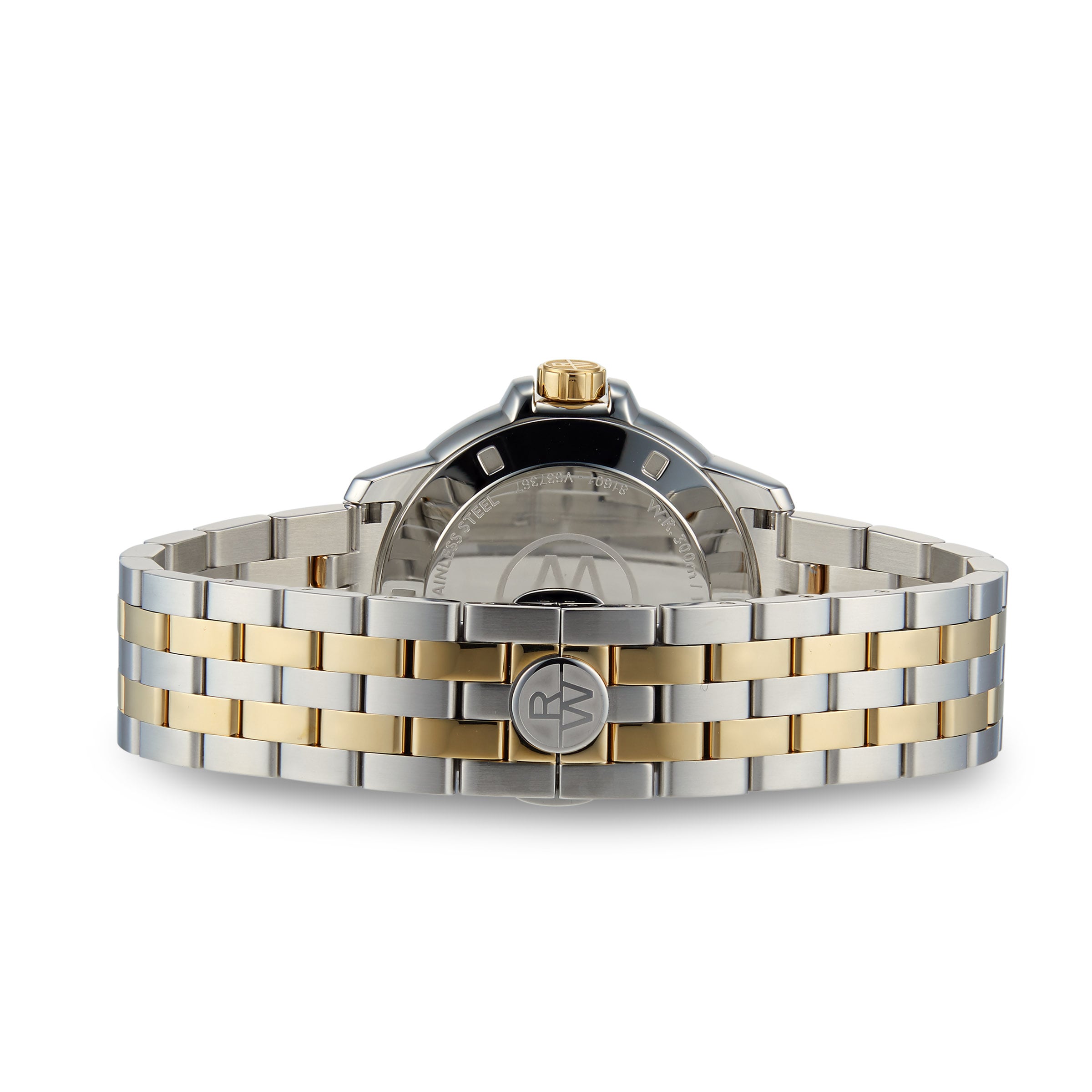 Raymond Weil Tango 8160-STP-00308 Stainless Steel & PVD Yellow Gold Quartz White