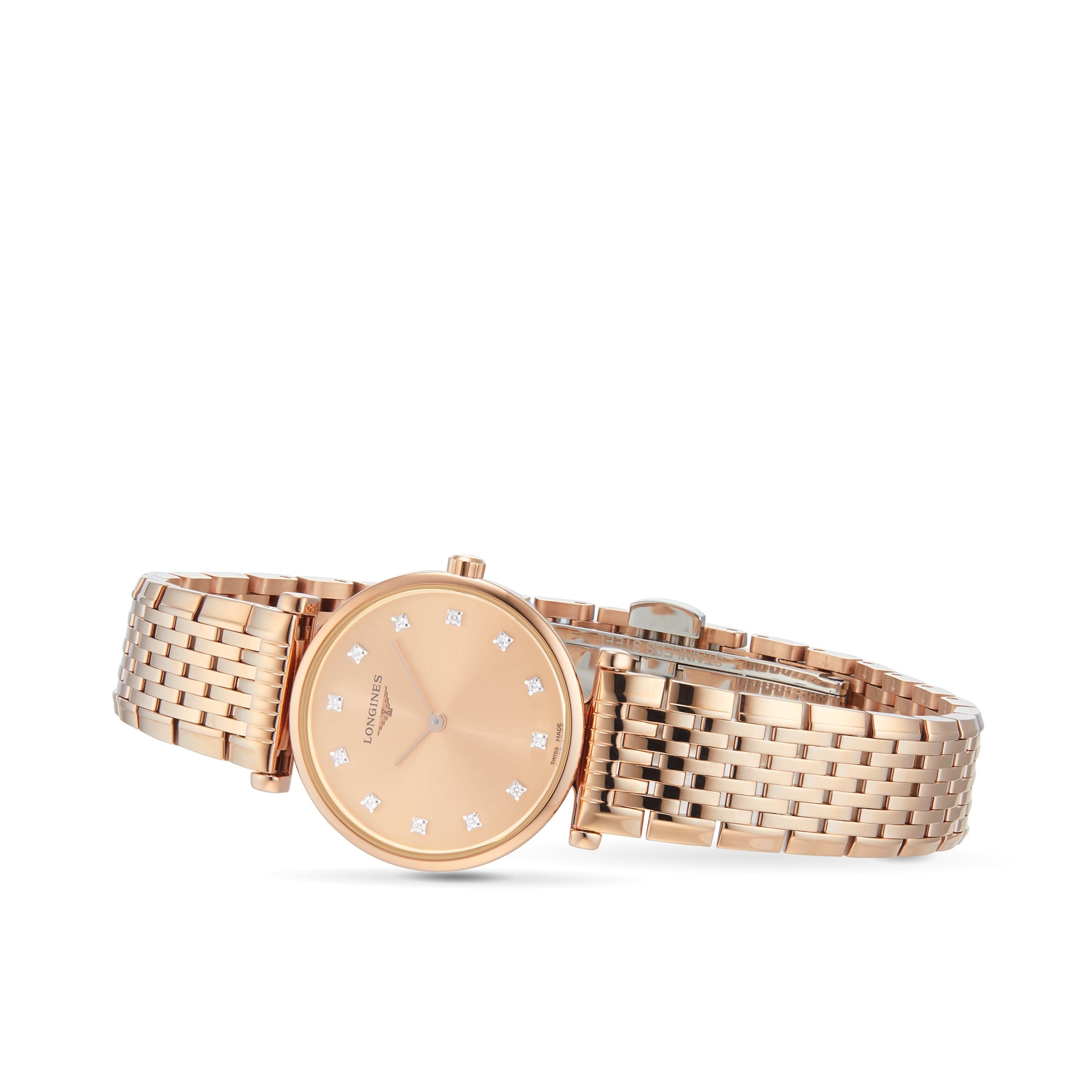 Longines La Grande Classique L42091908 Stainless Steel & PVD Rose Gold Quartz Gold