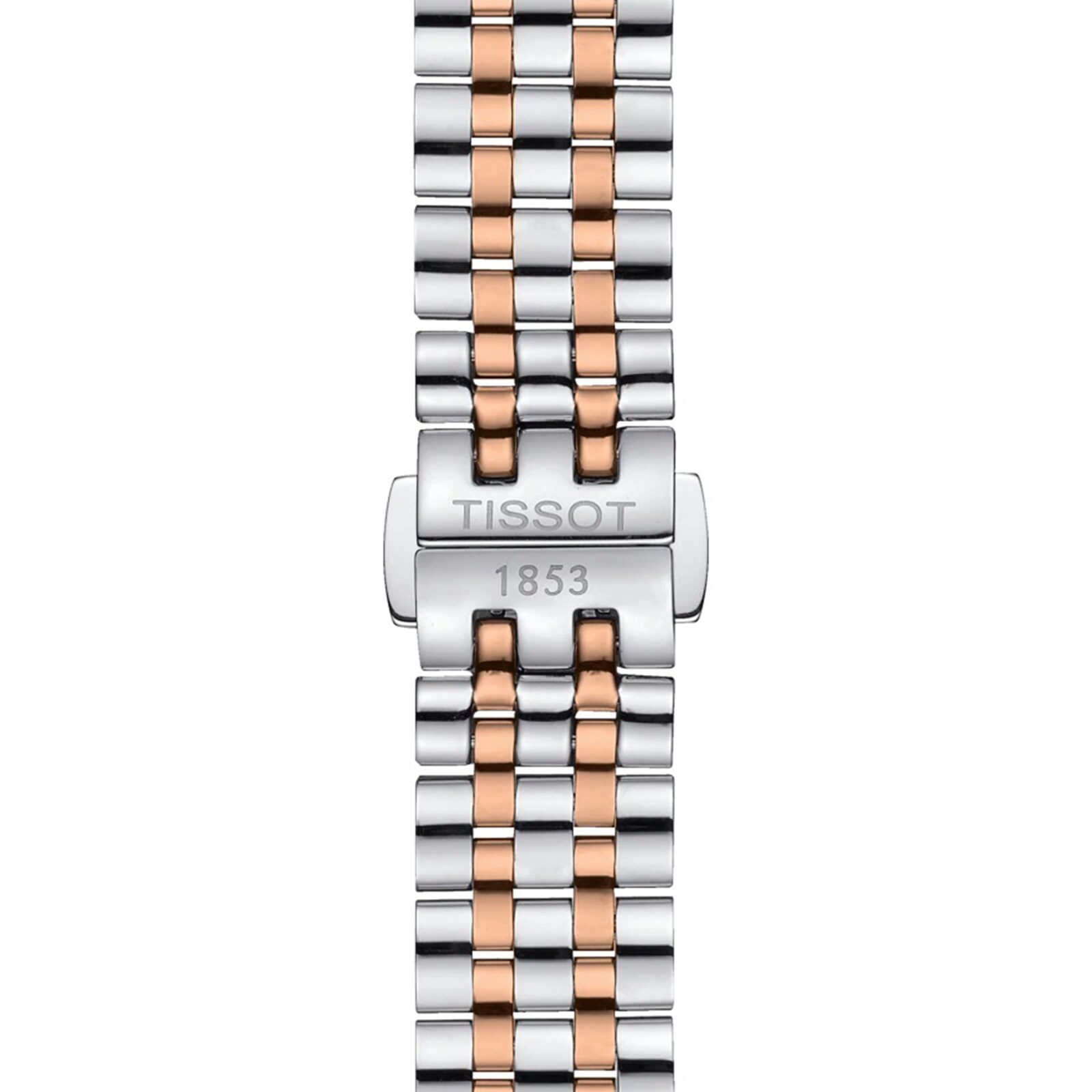 Tissot T-Classic T1222072203600 Stainless Steel & PVD Rose Gold Automatic Cream