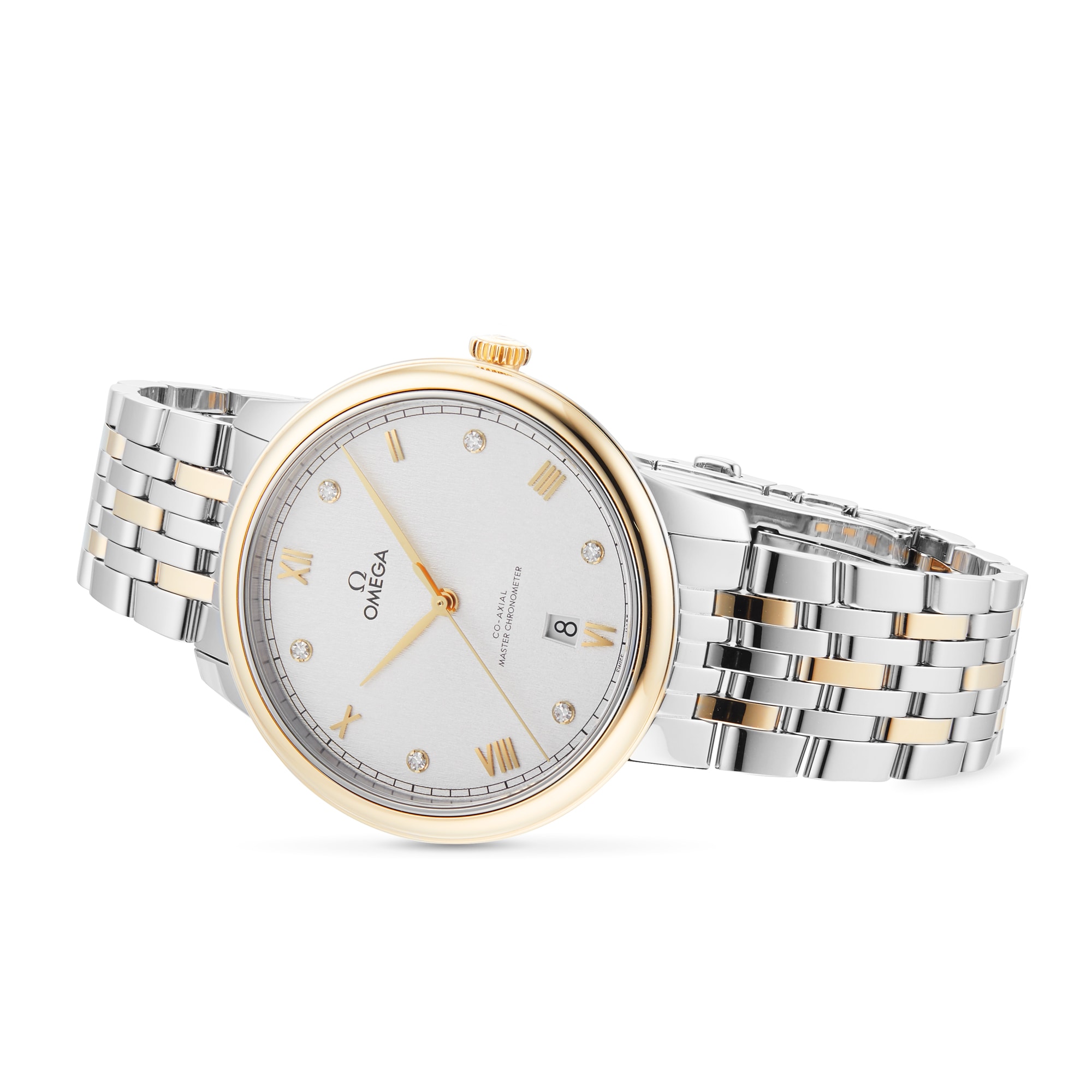 Omega De Ville Prestige O43420402052001 Stainless Steel & 18ct Yellow Gold Automatic Silver
