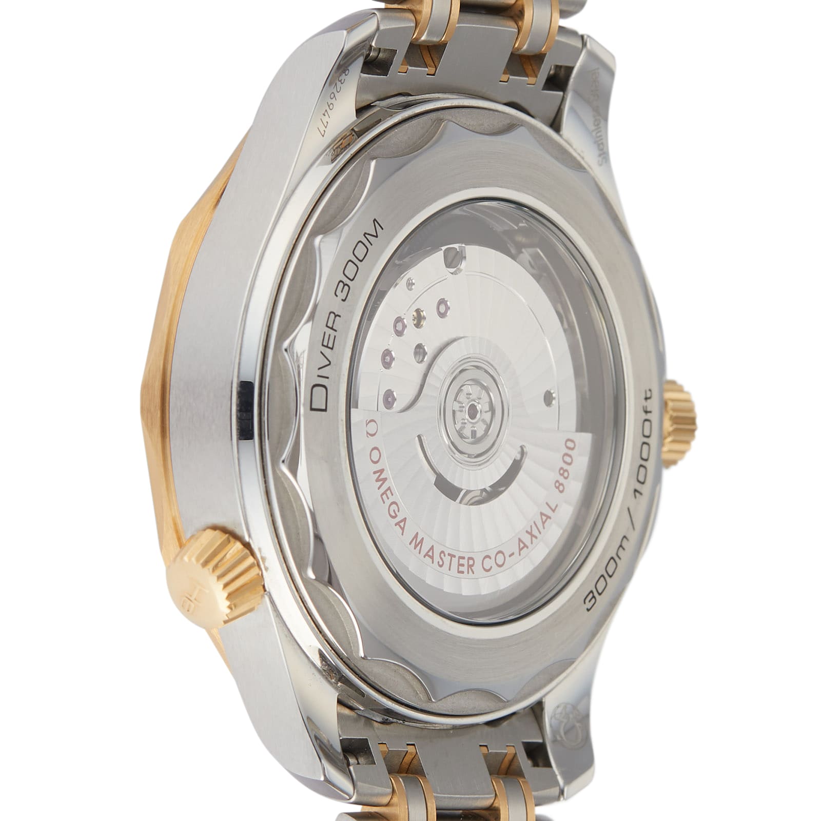 Omega Seamaster 210.20.42.20.01.002 Stainless Steel and Yellow Gold Automatic Black