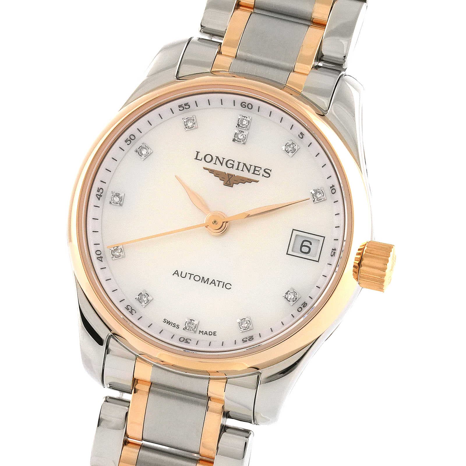 Longines Master Collection L21285897 Bicoloured Automatic Mother of Pearl