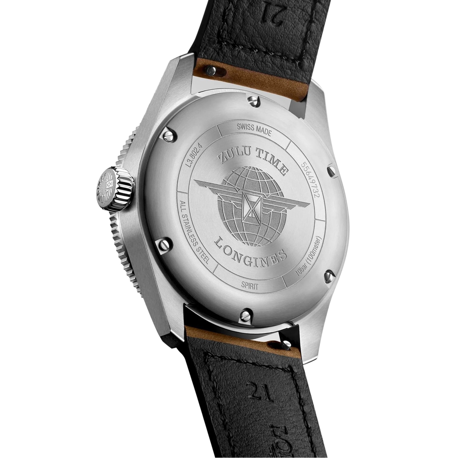 Longines Heritage Avigation L38024632 Stainless Steel and Ceramic Automatic Grey