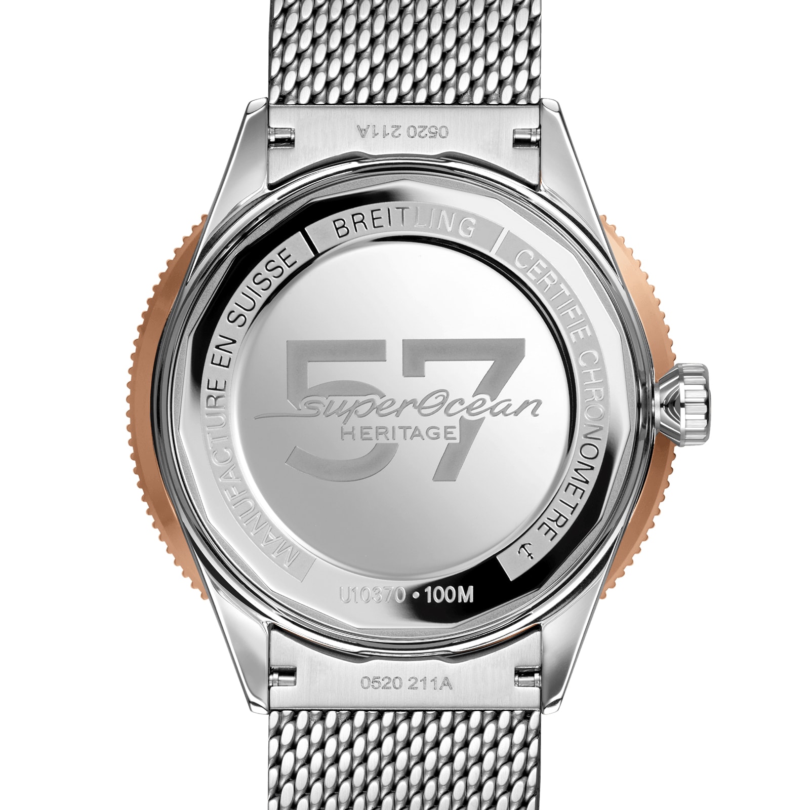 Breitling Superocean Heritage 57 U10370121B1A1 Stainless Steel & 18ct Rose Gold Automatic Black