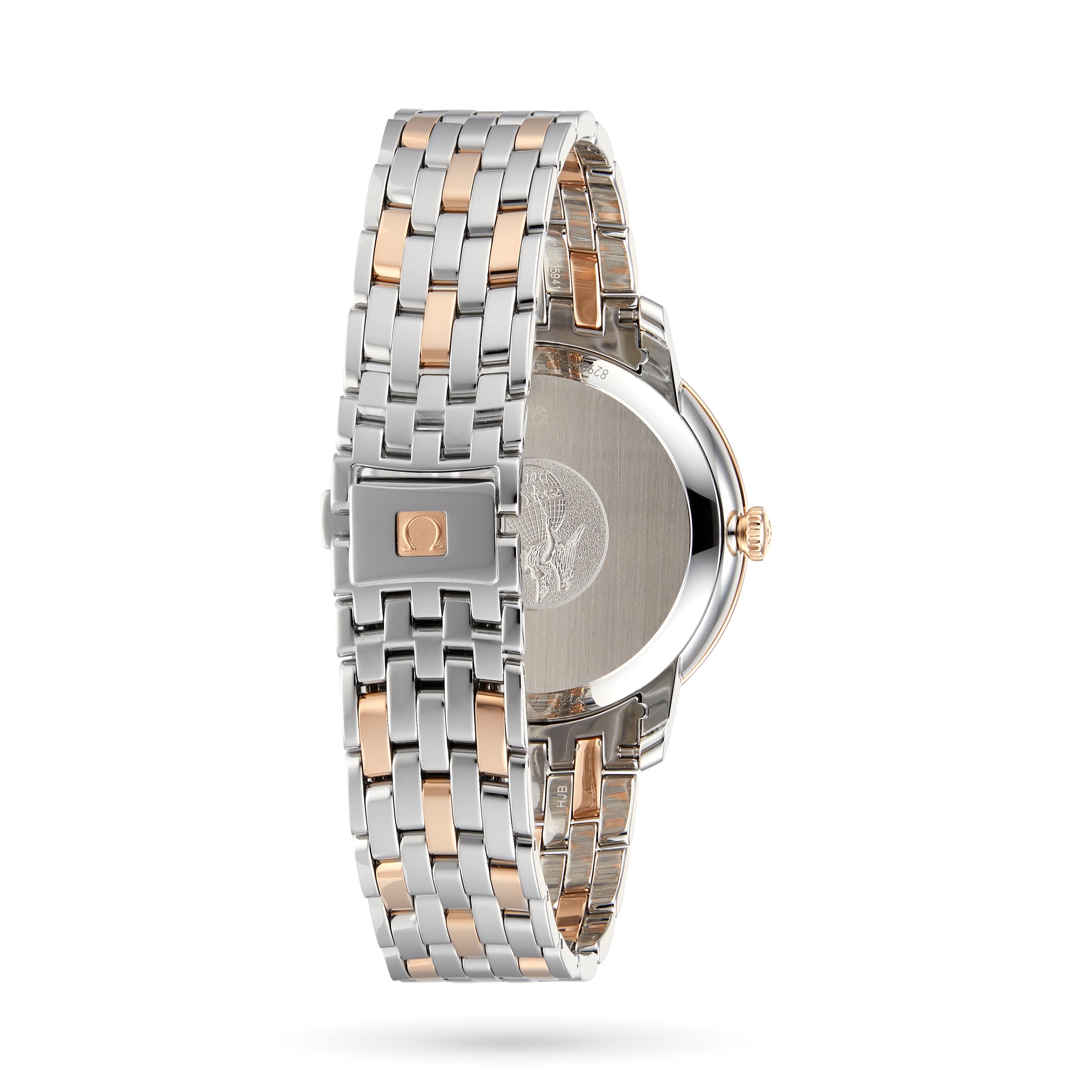 Omega De Ville O42420402002007 Stainless Steel & 18ct Rose Gold Automatic Silver