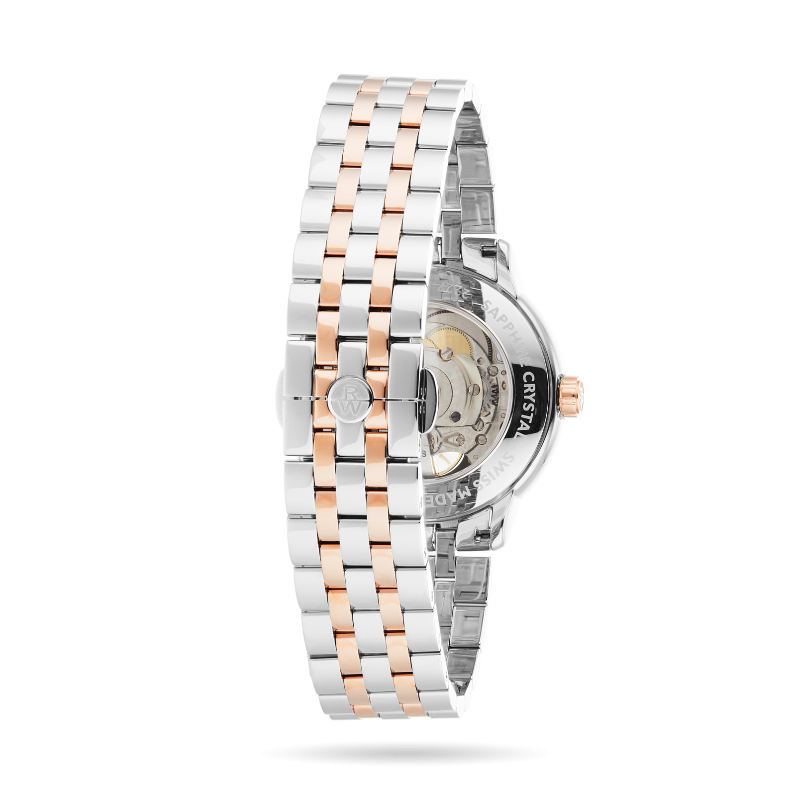 Raymond Weil Maestro 2227-SP5-20021 Stainless Steel & PVD Rose Gold Automatic Black
