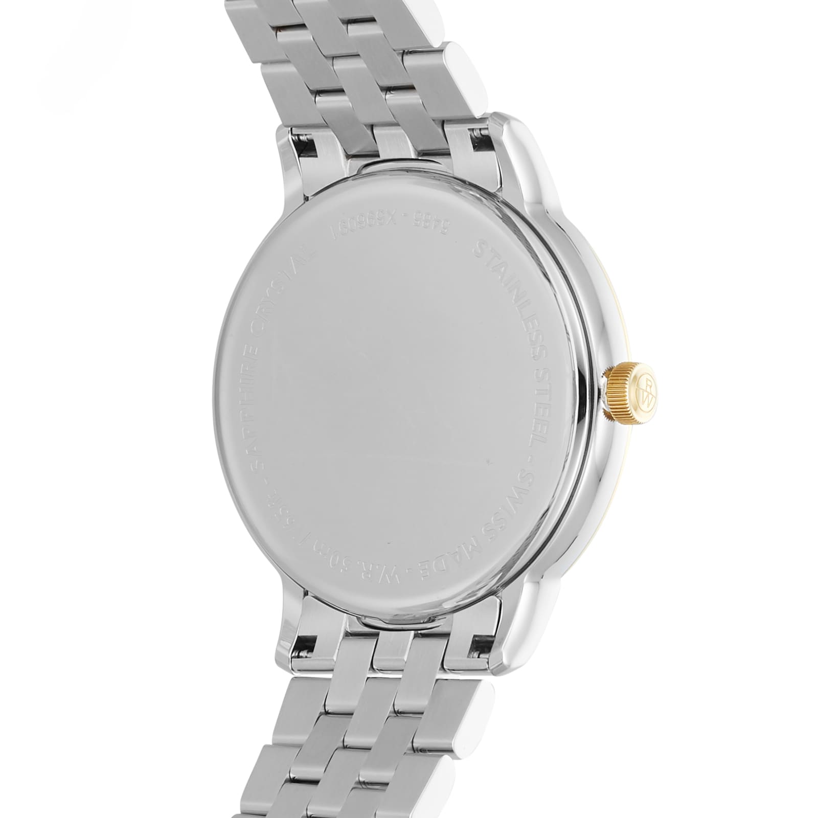 Raymond Weil Toccata 5485-STP-00300 Stainless Steel & PVD Yellow Gold Quartz White