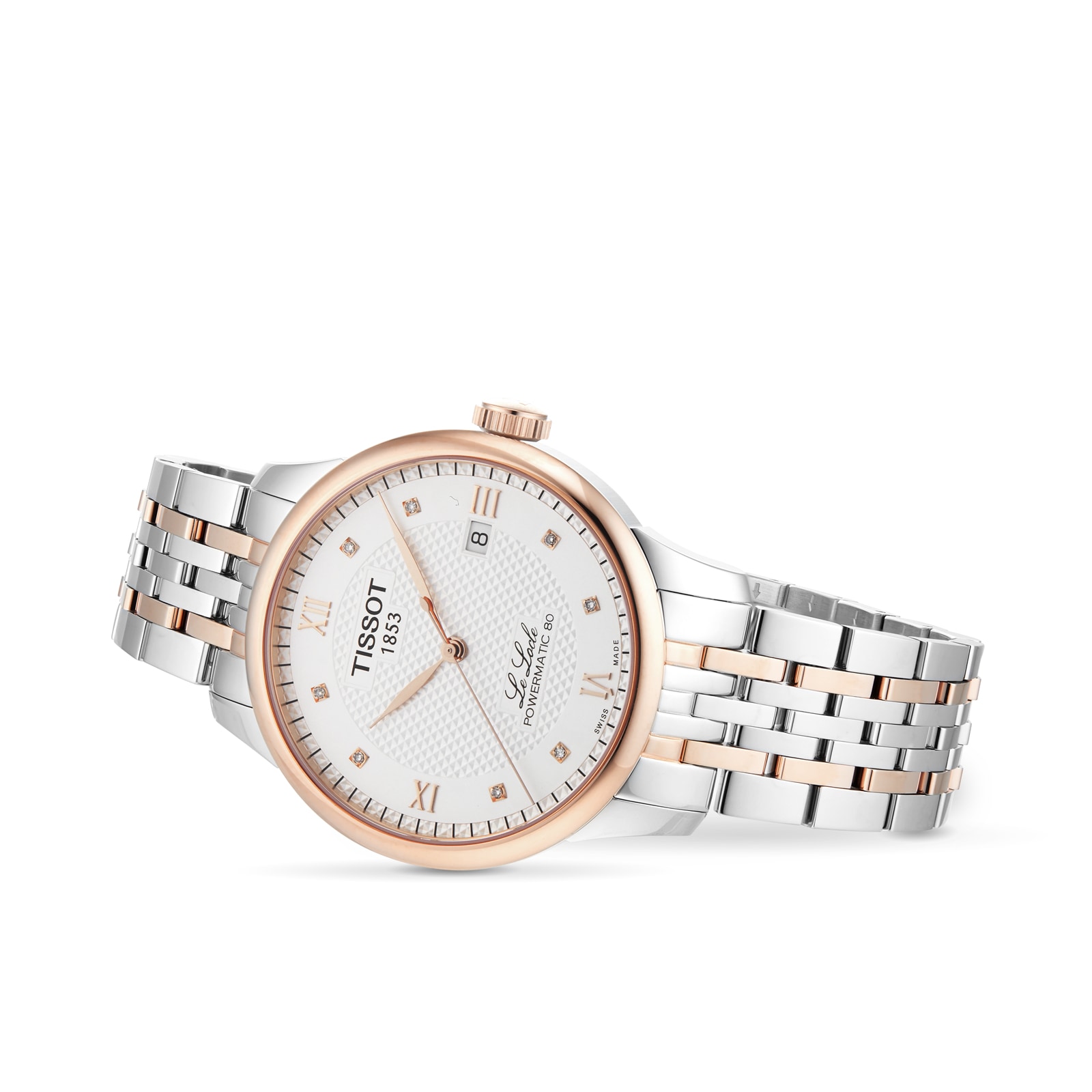 Tissot T-Classic T0064072203601 Stainless Steel & PVD Rose Gold Automatic Silver